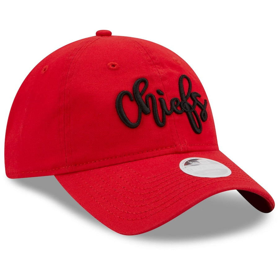 KANSAS CITY CHIEFS WOMEN'S SCRIPT 9TWENTY ADJUSTABLE