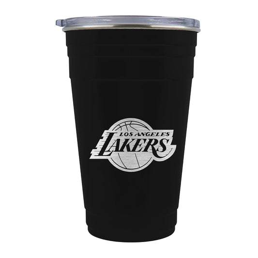 LOS ANGELES LAKERS BLACK TAILGATER TUMBLER