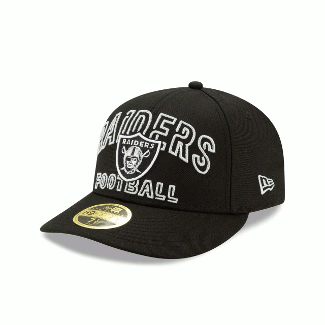 Oakland raiders 59fifty low profile Clearance