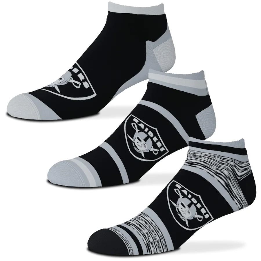 Las Vegas Raiders 3-Pack Cash Socks