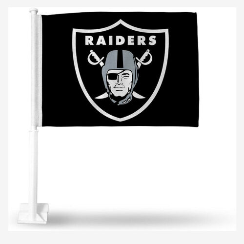 LAS VEGAS RAIDERS CAR FLAG