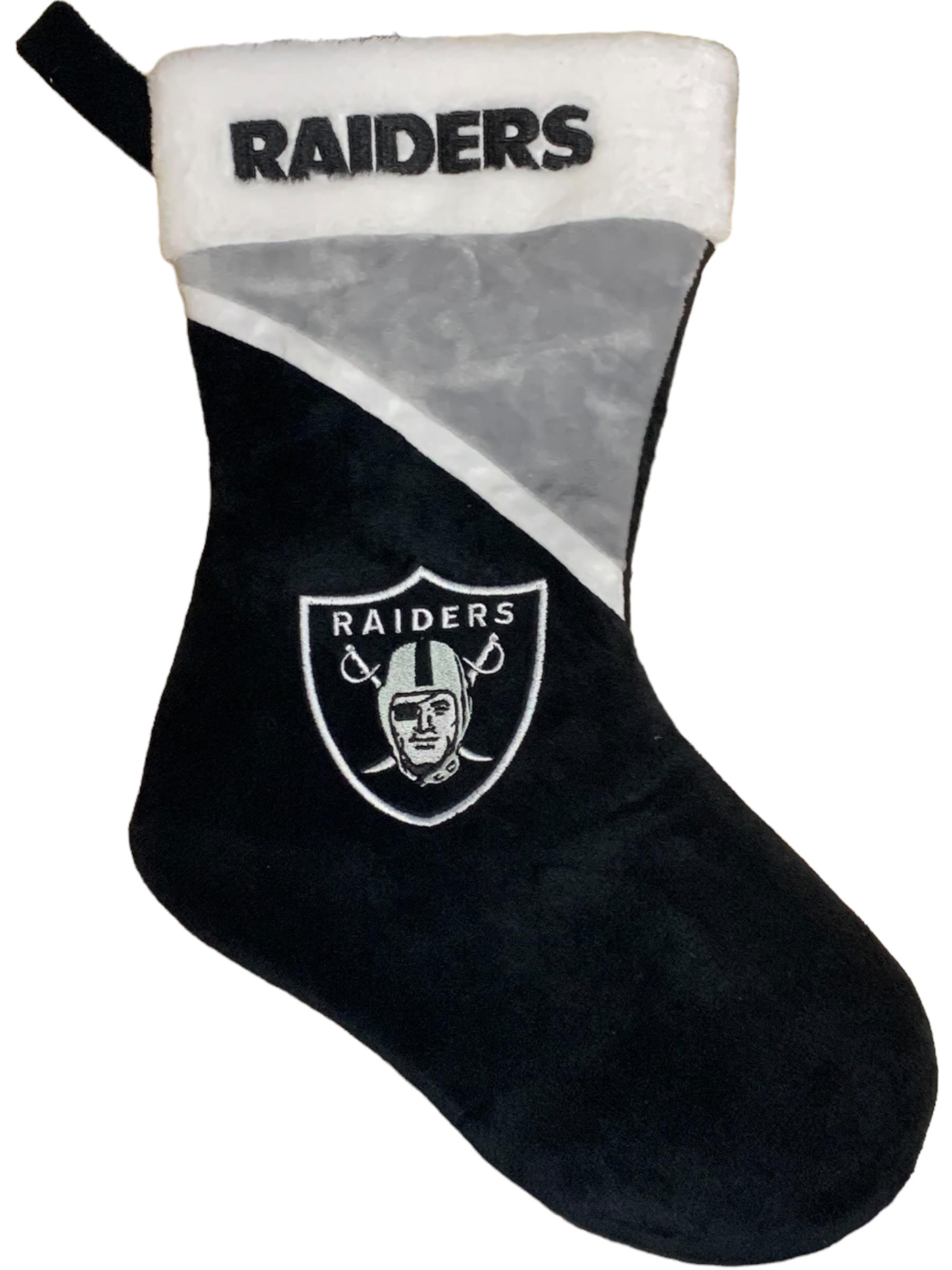 LAS VEGAS RAIDERS CHRISTMAS STOCKING JR S SPORTS las-vegas-raiders-christmas-stocking-jr-s-sports