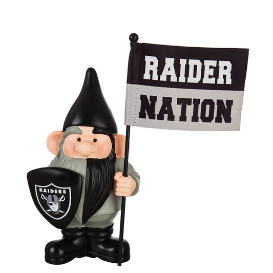 LAS VEGAS RAIDERS FLAG HOLDER GNOME