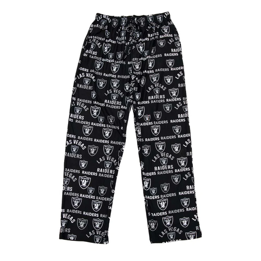 LAS VEGAS RAIDERS MEN'S FLAGSHIP ALL OVER PRINT PAJAMA PANTS