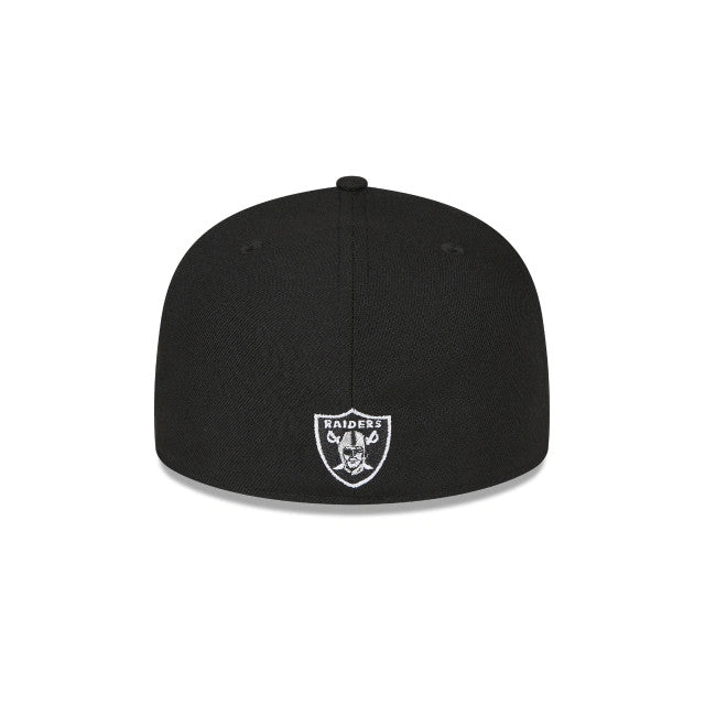 LAS VEGAS RAIDERS LEATHER PIN 59FIFTY FITTED