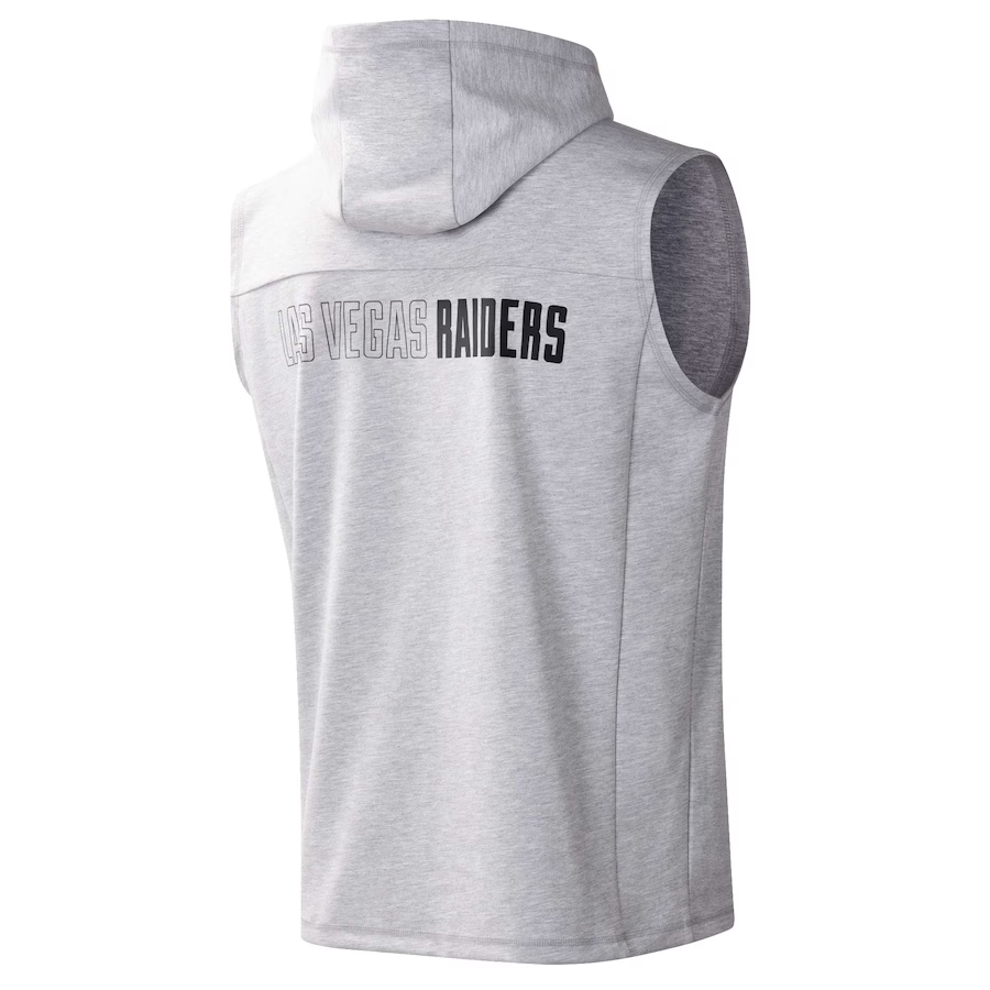 LAS VEGAS RAIDERS MEN'S ACTION SLEEVELESS HOODIE