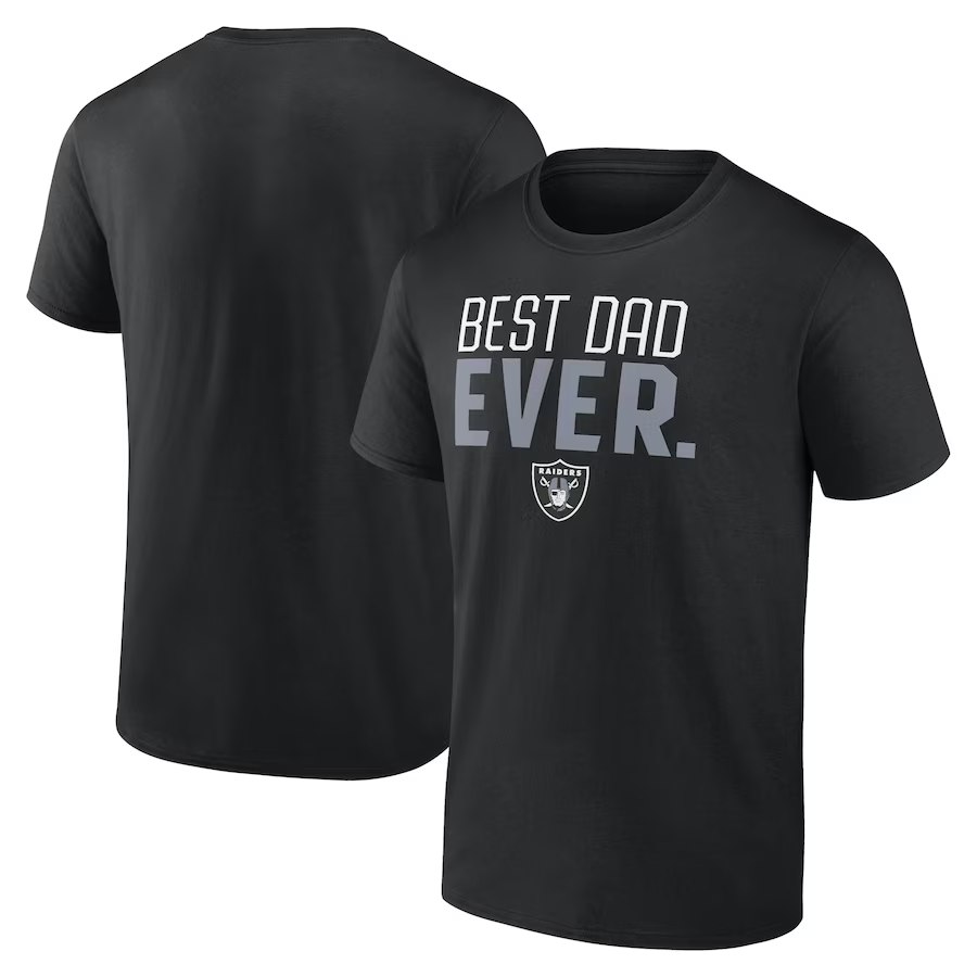 LAS VEGAS RAIDERS MEN'S BEST DAD EVER T-SHIRT
