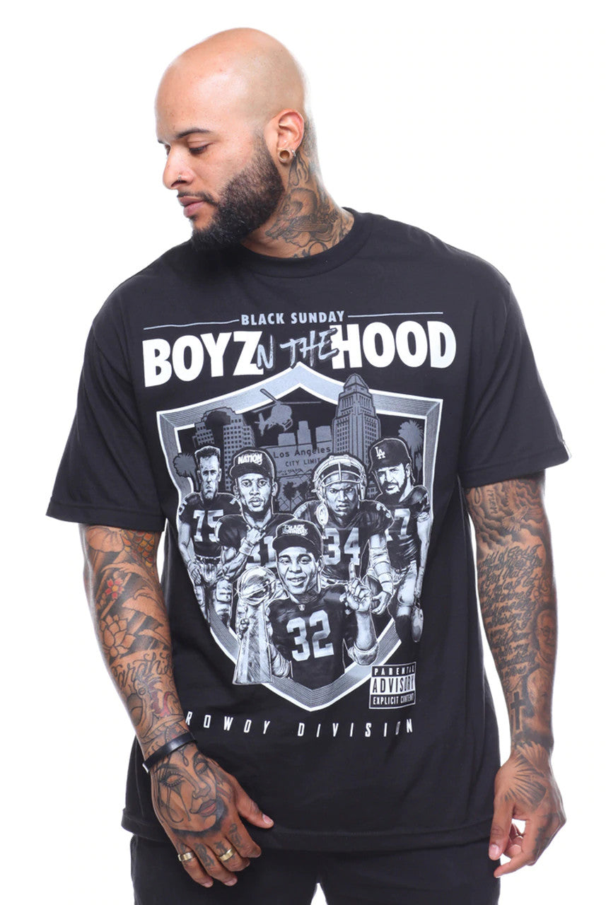 LAS VEGAS RAIDERS MEN'S BOYZ N DA HOOD T-SHIRT – JR'S SPORTS