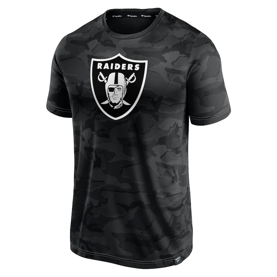 LAS VEGAS RAIDERS MEN'S PRIMARY CAMO JACQUARD TEE