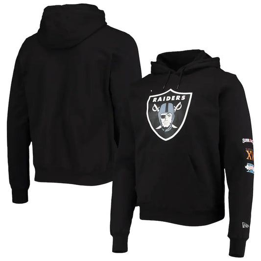 SUDADERA CON CAPUCHA LAS VEGAS RAIDERS CAMPEONES MUNDIALES PARA HOMBRE