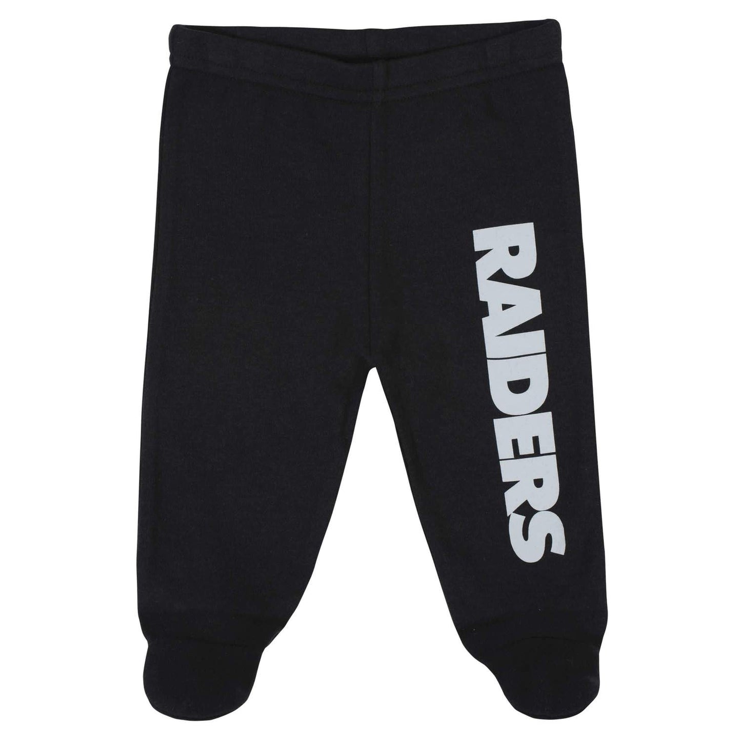 CONJUNTO DE PIJAMA DE 3 PIEZAS PARA RECIÉN NACIDO DE LAS VEGAS RAIDERS