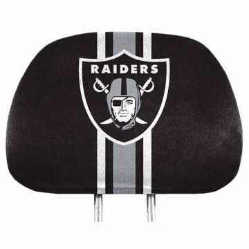 LAS VEGAS RAIDERS PRINTED HEADREST COVER