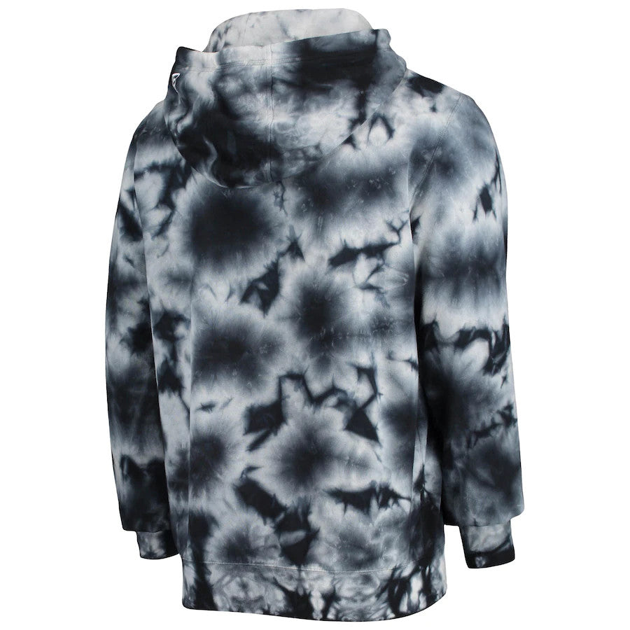 LAS VEGAS RAIDERS MEN'S TIE DYE PULLOVER HOODIE SWEATSHIRT