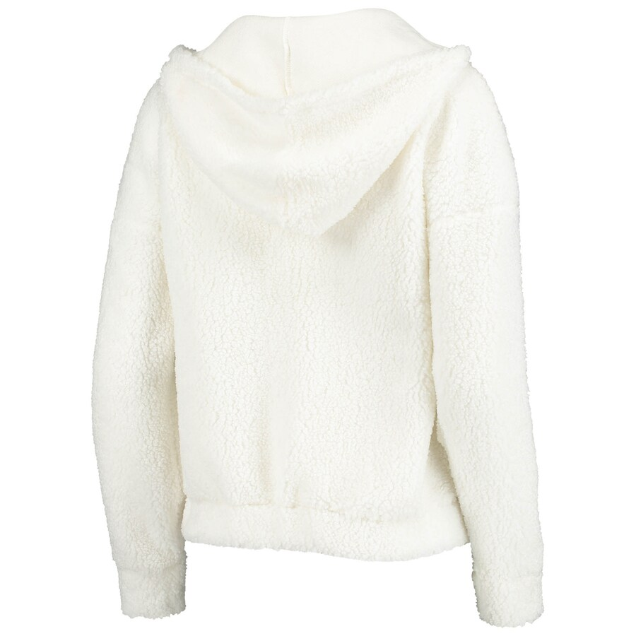 SUDADERA CON CAPUCHA FLUFFY DE LAS VEGAS RAIDERS PARA MUJER