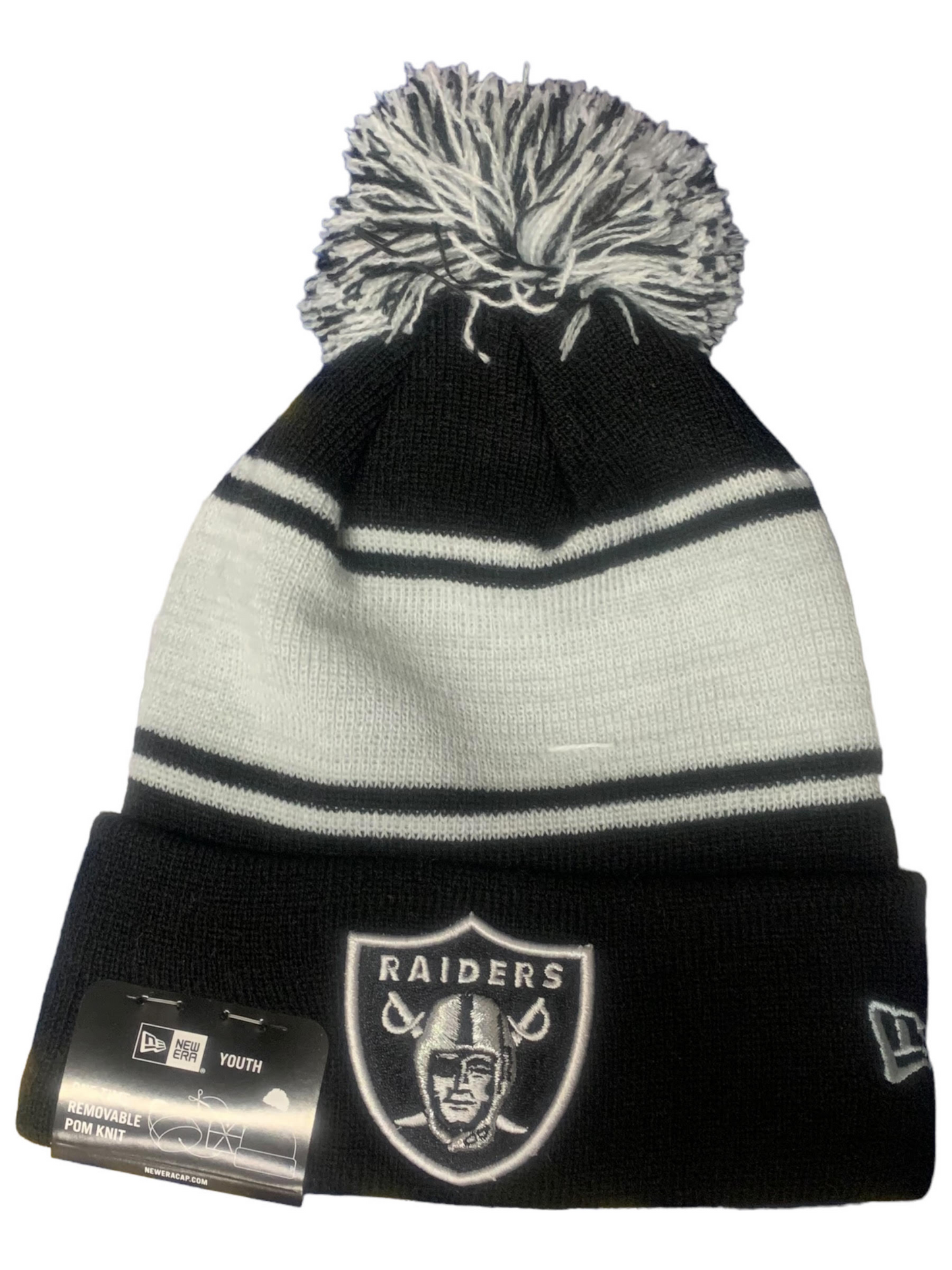 GORRO DE PUNTO PARA JÓVENES LAS VEGAS RAIDERS