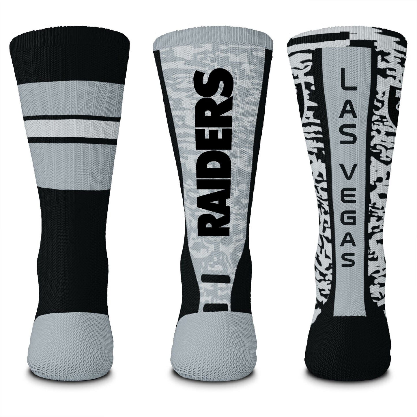 LAS VEGAS RAIDERS YOUTH STIMULUS SOCKS