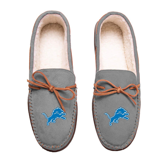 DETROIT LIONS MOCCASIN SLIPPERS