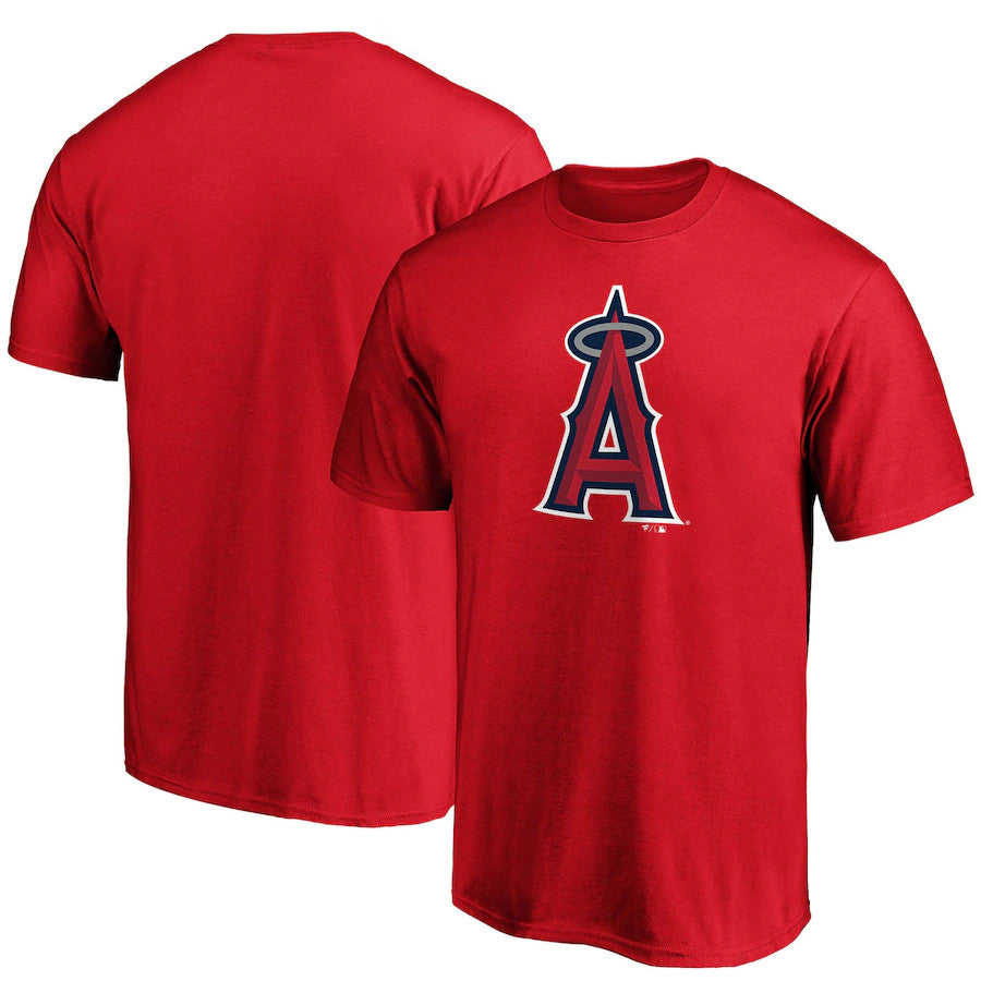 Fanatics Los Angeles Angels Men's Official Logo T-Shirt 21 Red / 2XL