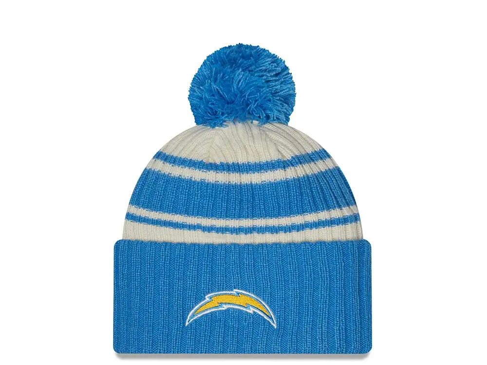 LOS ANGELES CHARGERS 2022 SIDELINE POM KNIT