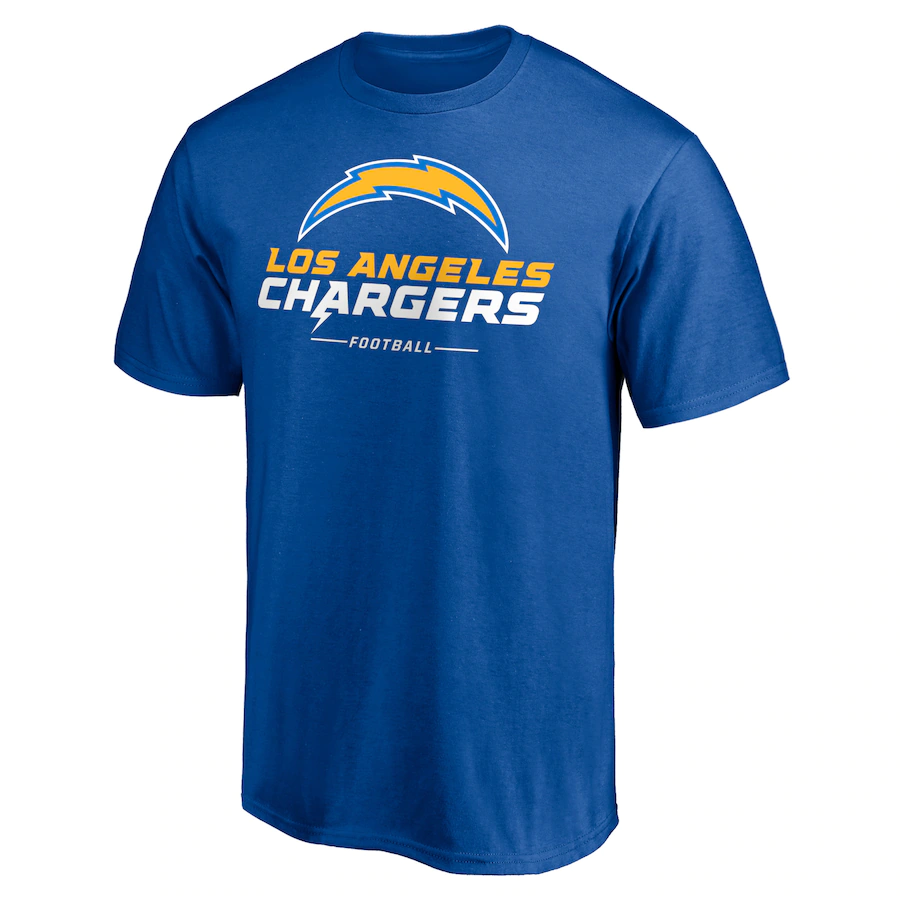 CAMISETA LOCKUP DEL EQUIPO 2022 PARA HOMBRE DE LOS ANGELES CHARGERS