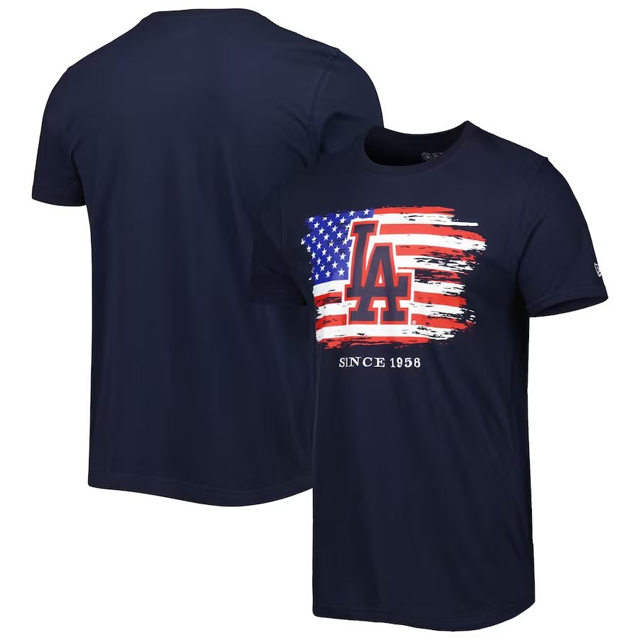 LOS ANGELES DODGERS MEN S 2022 MLB 4TH OF JULY T SHIRT JR S SPORTS