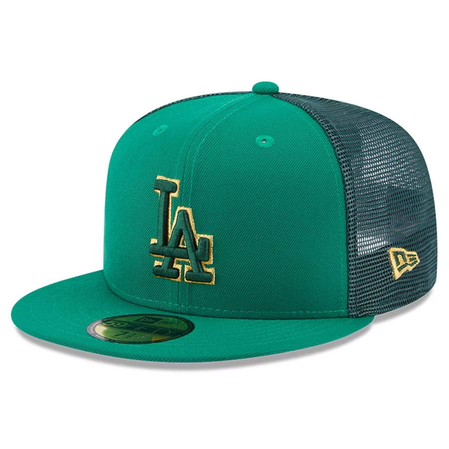 Los Angeles Dodgers 2023 New Era St. Patricks Day 59FIFTY Hat 7 1/8