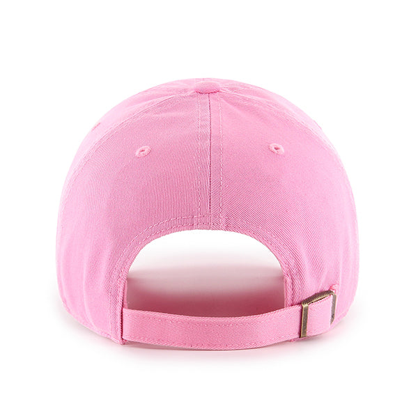 LOS ANGELES DODGERS '47 BRAND CLEAN UP ADJUSTABLE HAT - ROSE