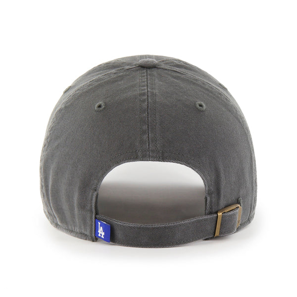 LOS ANGELES DODGERS '47 BRAND CLEAN UP ADJUSTABLE HAT - CHARCOAL