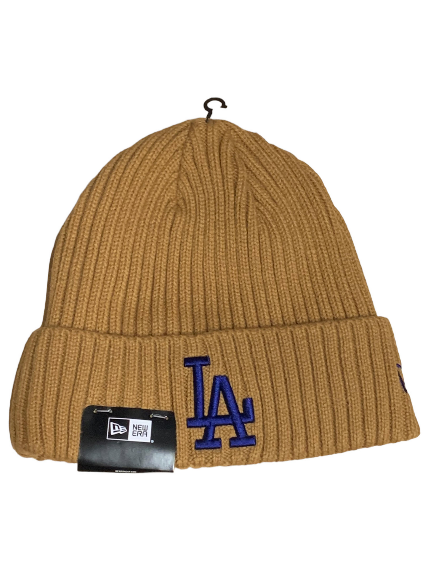 LOS ANGELES DODGERS CORE CLASSIC KNIT BEANIE - TAN