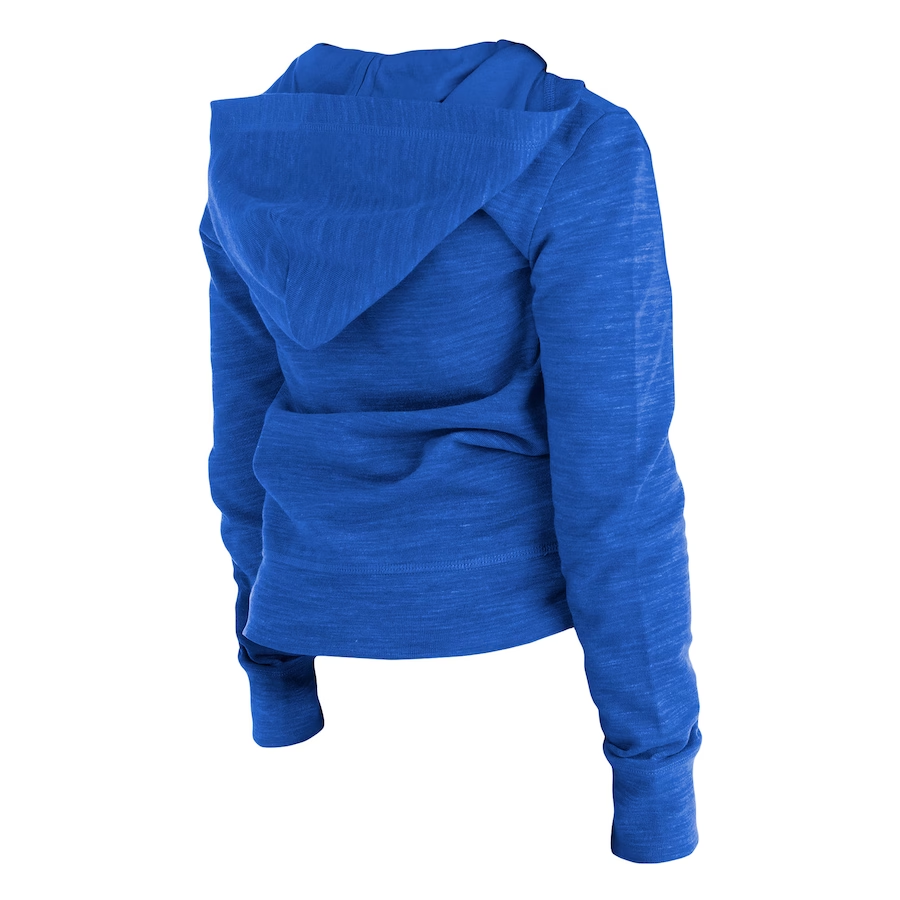 LOS ANGELES DODGERS GIRLS FULL ZIP SPACE DYE ARCH SWEATER