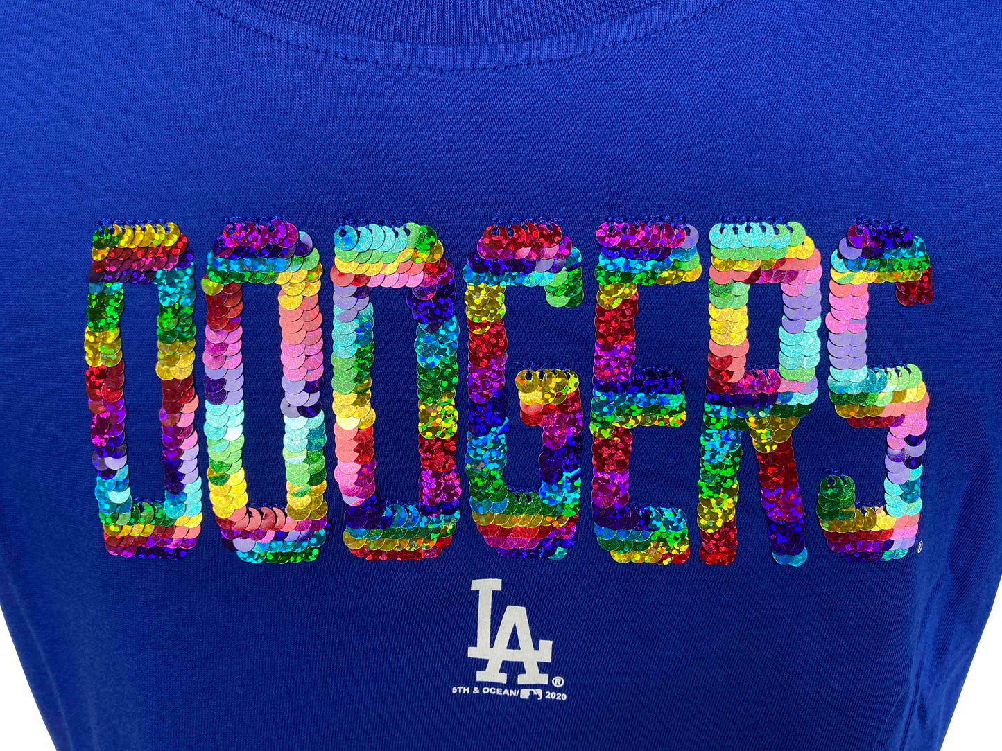 LOS ANGELES DODGERS GIRLS SEQUINS T-SHIRT