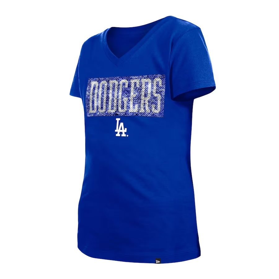 LOS ANGELES DODGERS GIRLS TEAM SEQUINS T-SHIRT