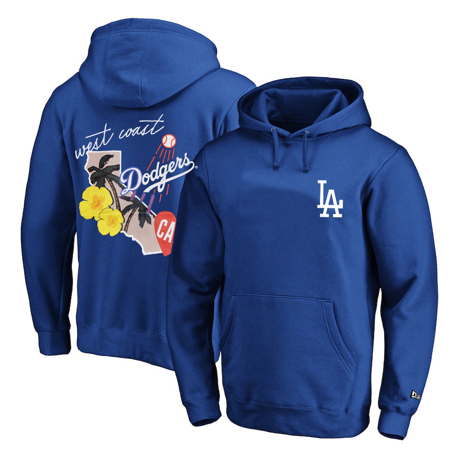 Los Angeles Dodgers Men's City Cluster Hoodie Sweatshirt 21 / XL