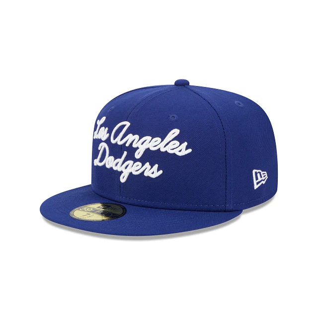 LOS ANGELES DODGERS MEN S SCRIPT 59FIFTY FITTED HAT JR S SPORTS