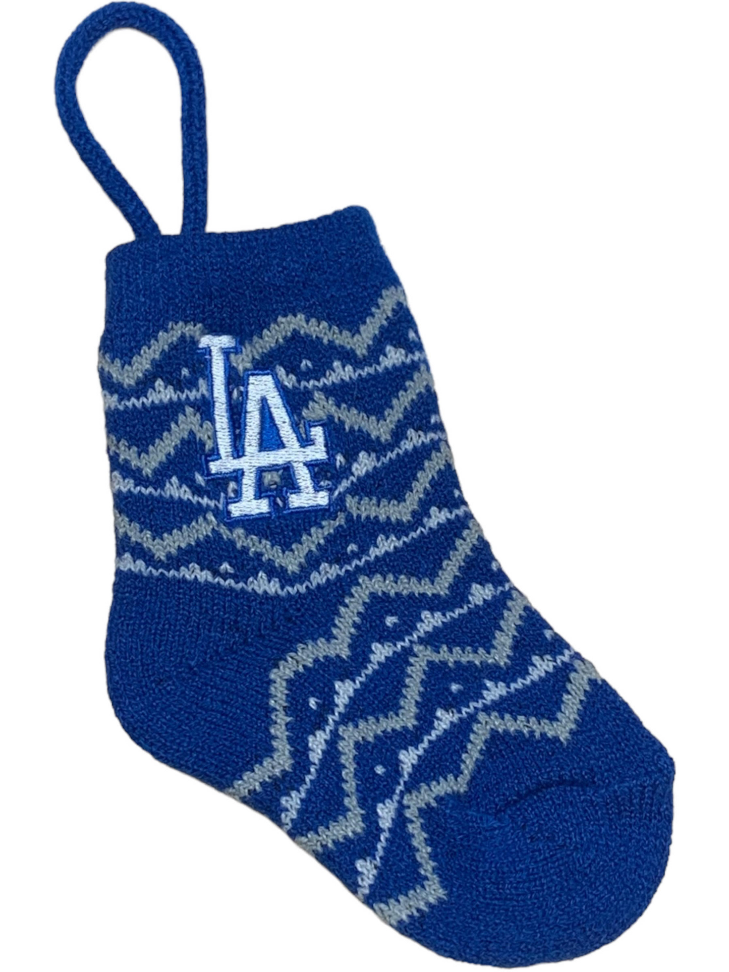 LOS ANGELES DODGERS MINI STOCKING CHRISTMAS ORNAMENT