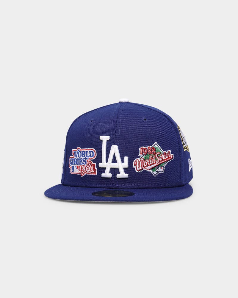 New Era Los Angeles Dodgers World Champions 59FIFTY Fitted in Royal — Major