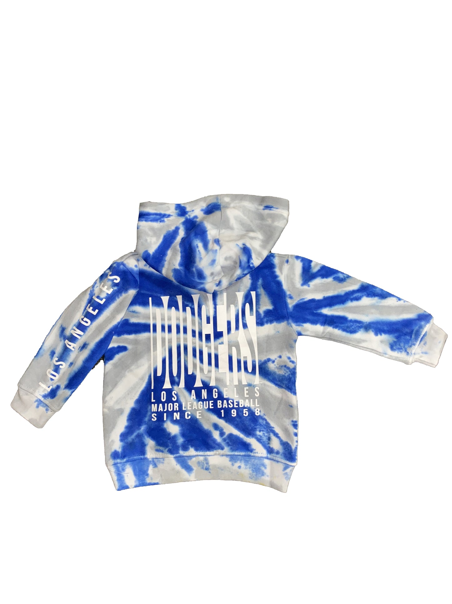 LOS ANGELES DODGERS TODDLER STATEMENT TIE DYE HOODED SWEATSHIRT