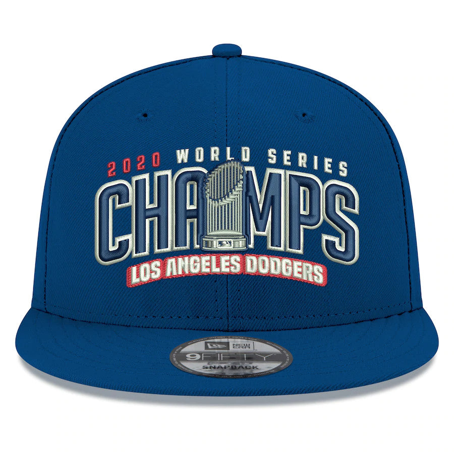 LOS ANGELES DODGERS TROPHY FRONT ARCH CHAMPS 9FIFTY SNAPBACK