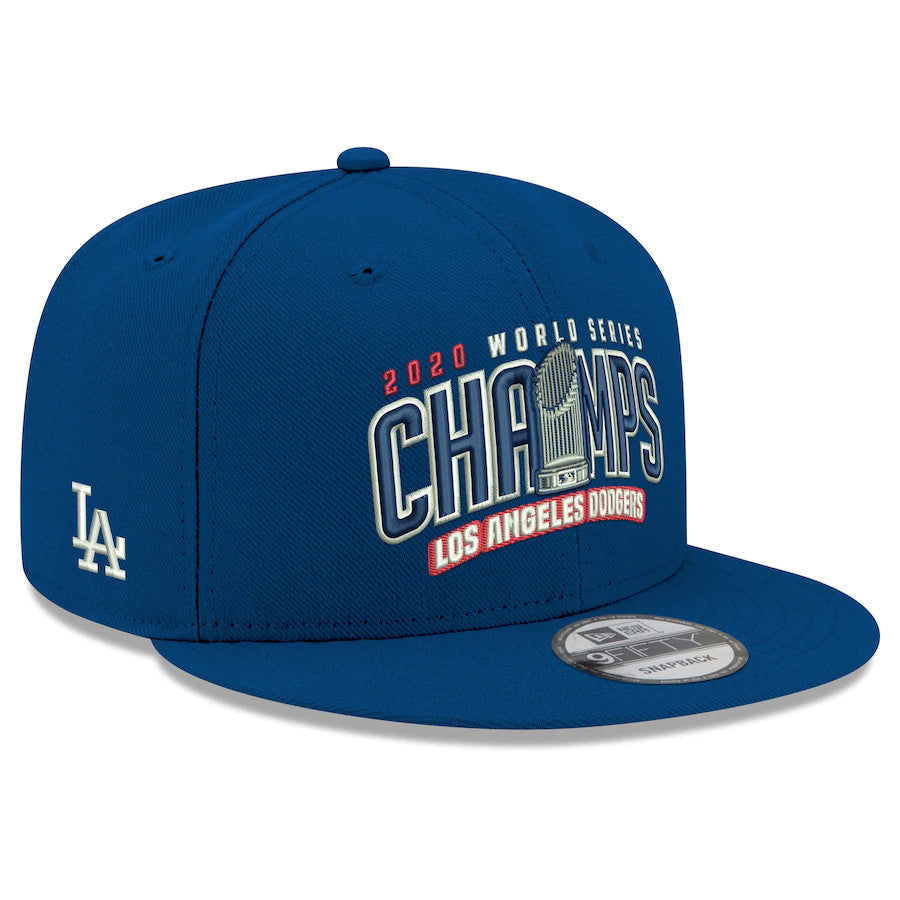 LOS ANGELES DODGERS TROPHY FRONT ARCH CHAMPS 9FIFTY SNAPBACK
