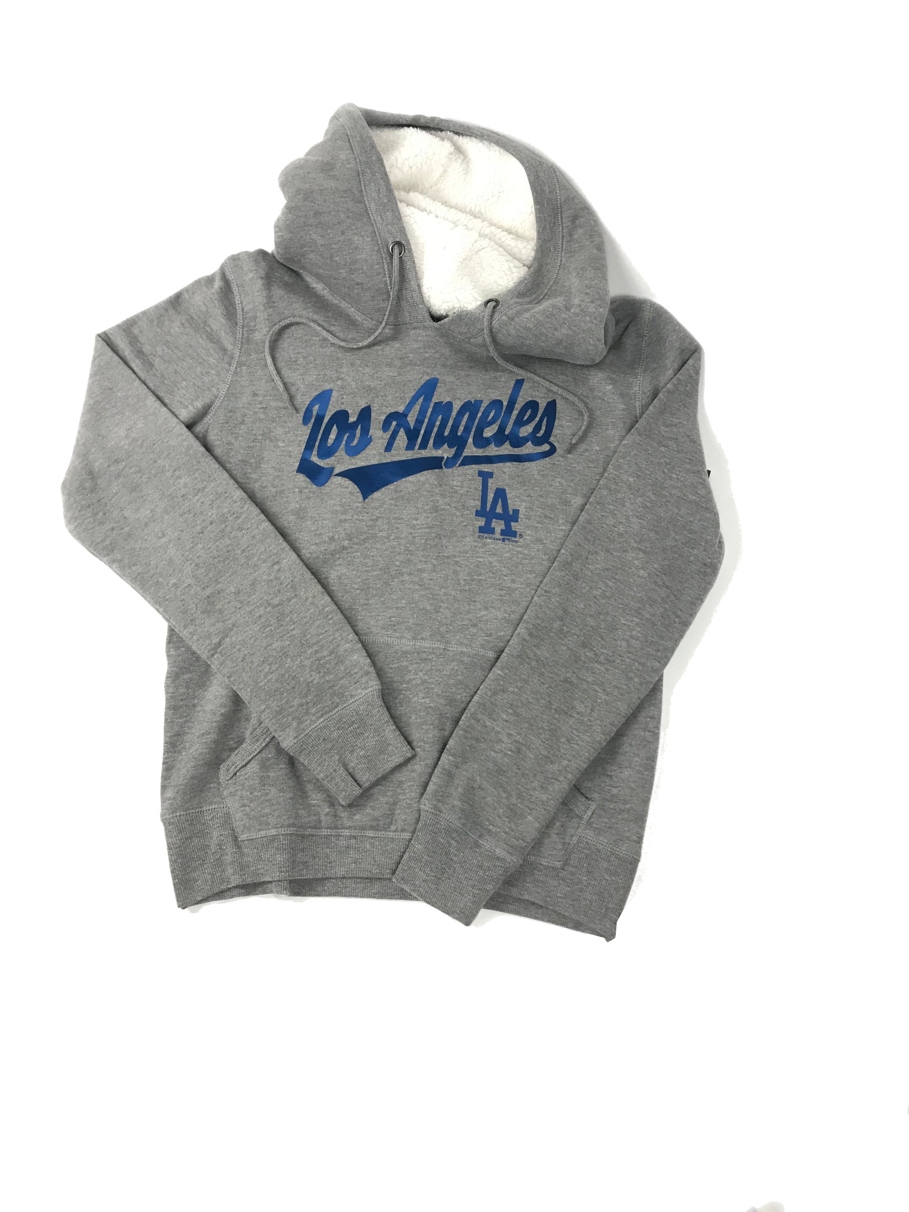 LOS ANGELES DODGERS WOMEN'S FOIL CITY NAME HOODIE SWEATER – JR'S