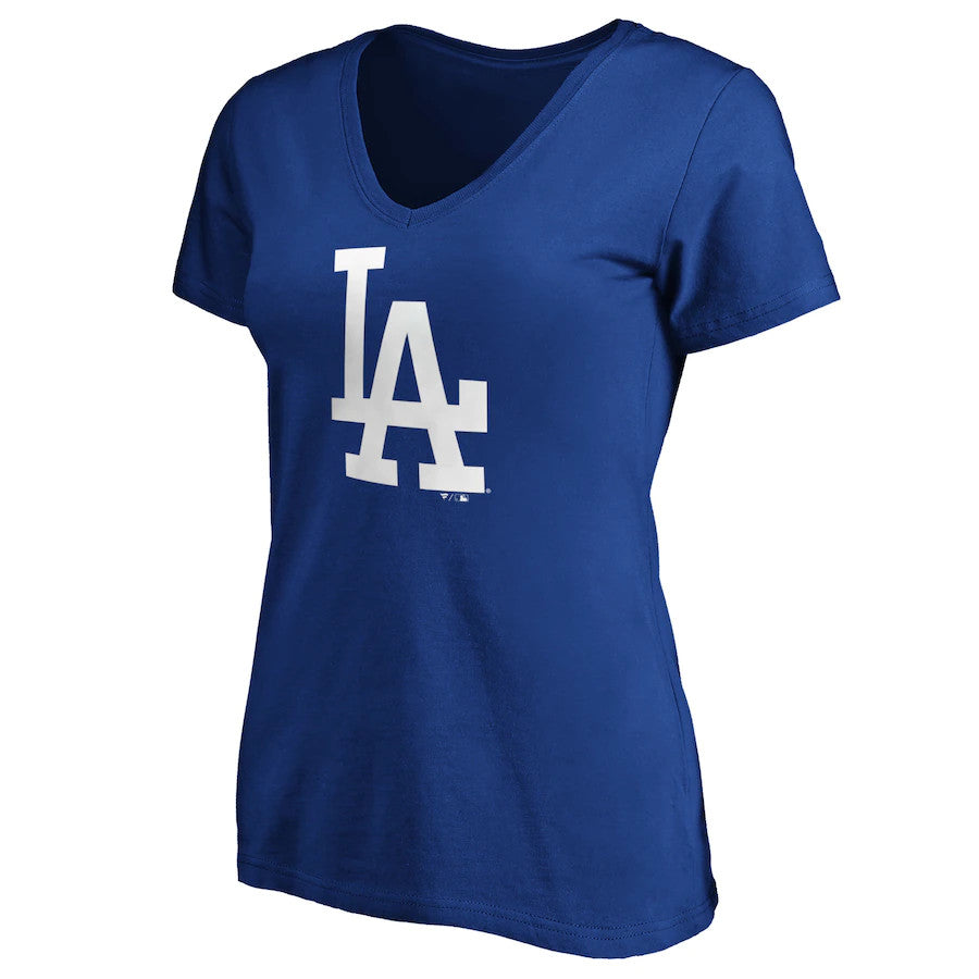 LOS ANGELES DODGERS WOMEN'S OFFICIAL LOGO T-SHIRT