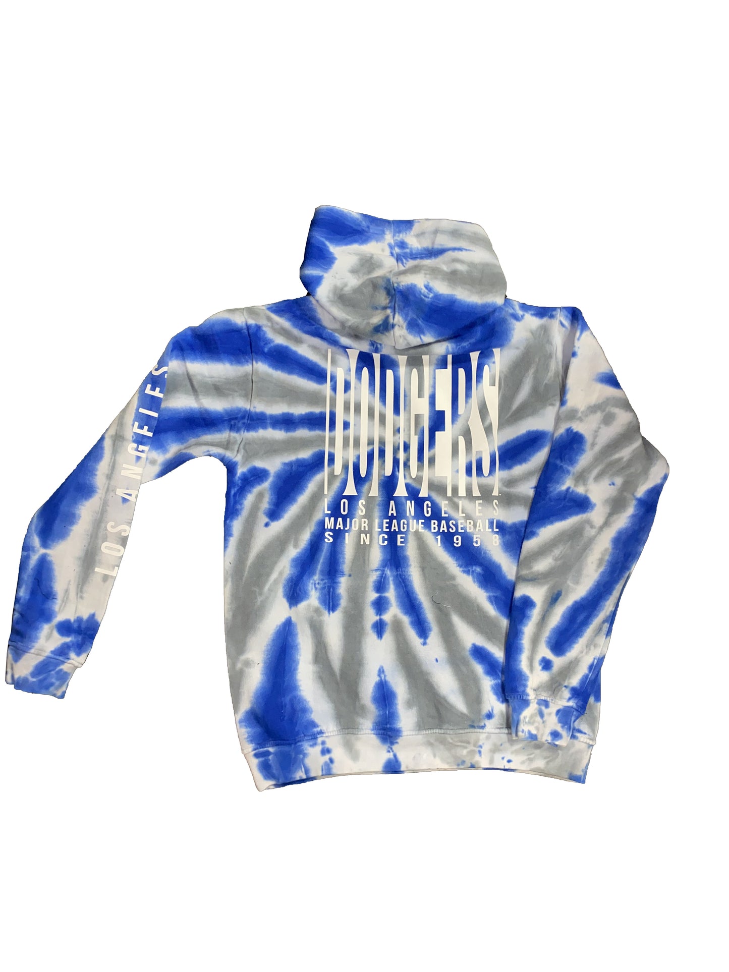 SUDADERA CON CAPUCHA TIE DYE YOUTH DECLARACIÓN DE LOS ANGELES DODGERS