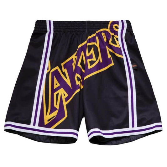 LOS ANGELES LAKERS BLOWN OUT BIG FACE SHORTS