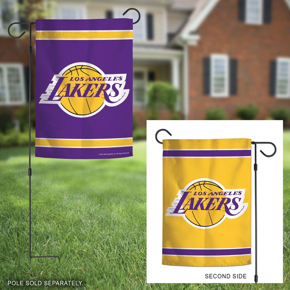 LOS ANGELES LAKERS GARDEN FLAG