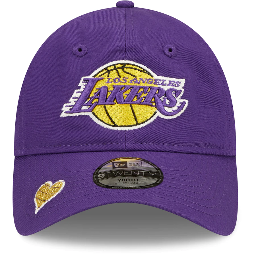 LOS ANGELES LAKERS GIRLS YOUTH HEART VIZE 9TWENTY ADJUSTABLE