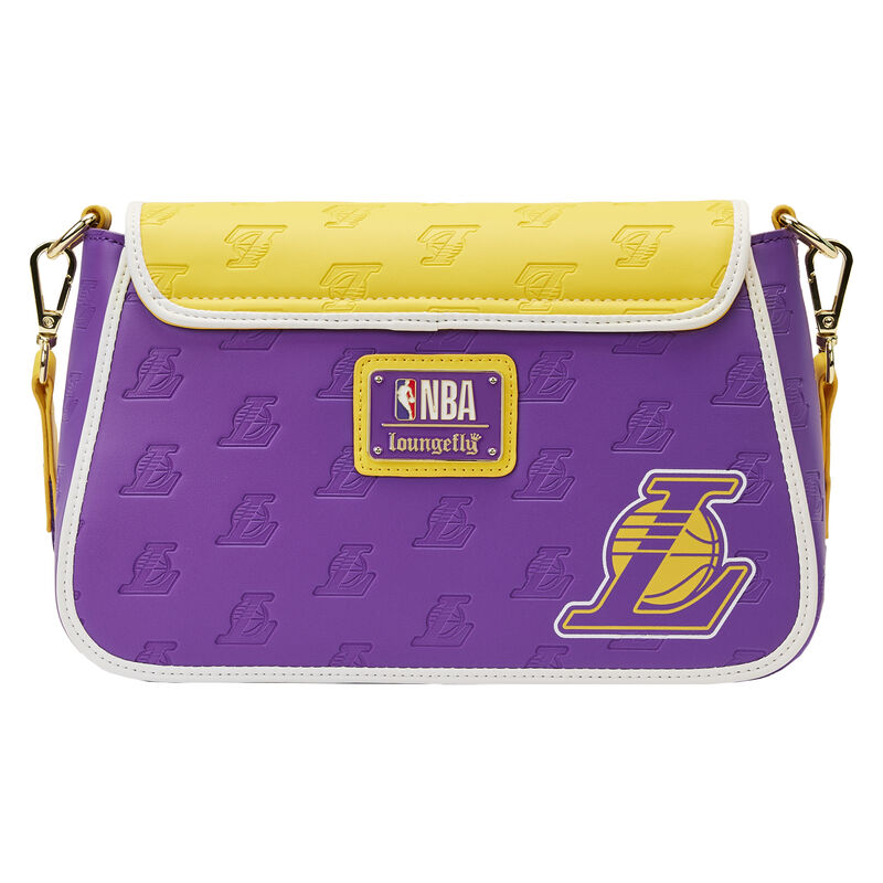 LOS ANGELES LAKERS LOUNGEFLY CROSSBODY BAG