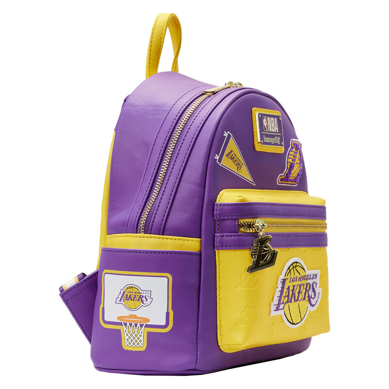 MOCHILA MINI LOUNGEFLY DE LOS ANGELES LAKERS