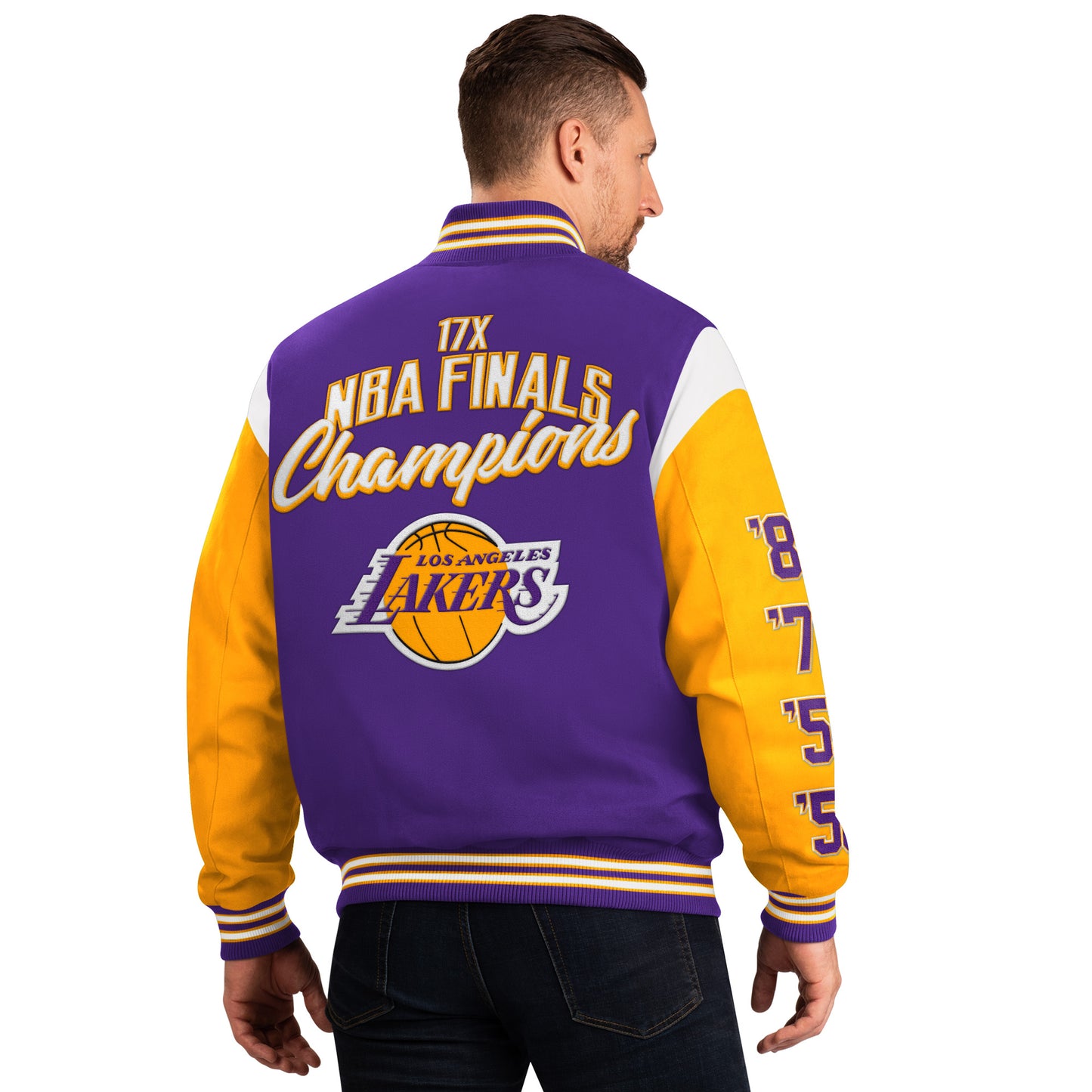 LOS ANGELES LAKERS MEN'S FRANCHISE JACKET