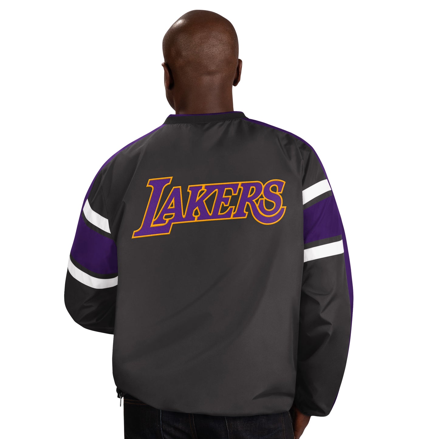 LOS ANGELES LAKERS MEN'S SWING ROUTE WINDBREAKER JACKET