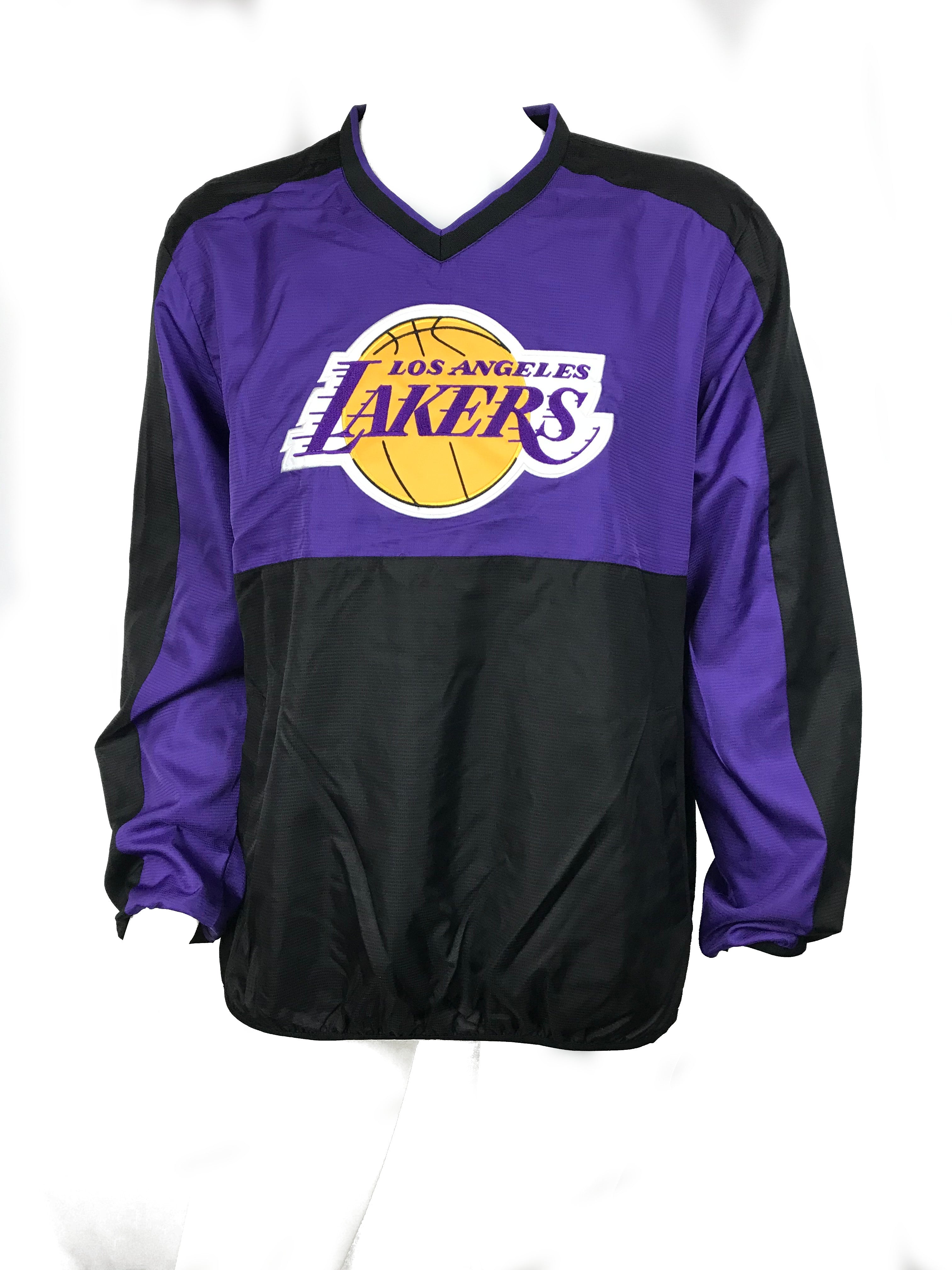Los Angeles Lakers Mens High Heat Pullover Jacket 20 Pur / 2XL